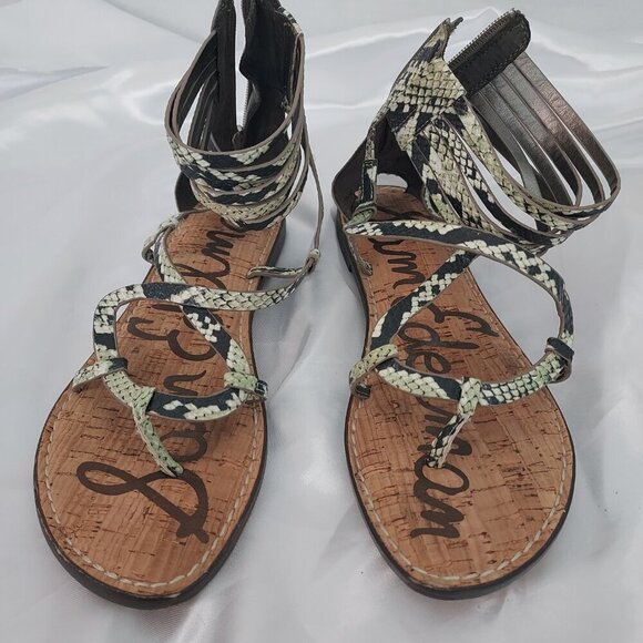 Sam Edelman Glenda Gladiator Sandals Size 8.5 - Picture 3 of 8